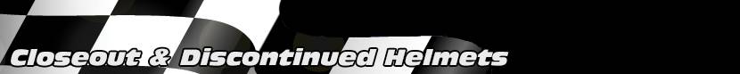 Racing Helmets - Closeout Helmets