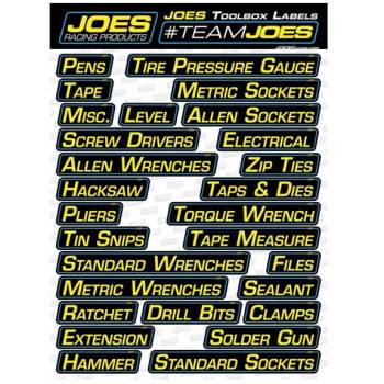 Joes Racing - Joe's Tool Box Labels - Image 1