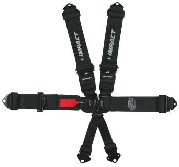 Impact Racing - Impact Pro Series 3" x 3" Latch & Link Restraints 6 Point Pull Up Right Lap - Image 1