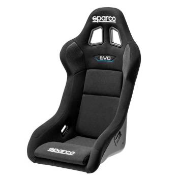 Sparco - Sparco EVO QRT Racing Seat, Fabric Seat Cover, UPR Tall Seat Pad - Image 1