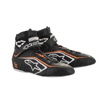 Alpinestars - Alpinestars Tech-1 Z V2 Racing Shoe 10.0 Black/White/Orange - Image 1