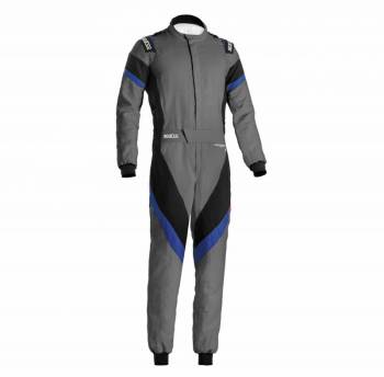 Sparco - Sparco Victory Racing Suit Boot Cut 60 Grey/Blue - Image 1