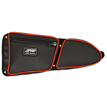 PRP - PRP Stock Door Bag With Knee Pad For Polaris RZR Front Passenger Side Red - Image 1