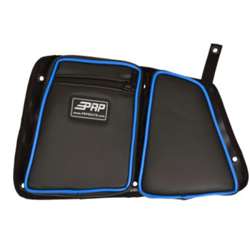 PRP - PRP Stock Door Bag With Knee Pad For Polaris RZR Rear Passenger Side Blue - Image 1
