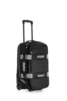 Sparco - Sparco Travel Roller Bag, Black/Silver - Image 1