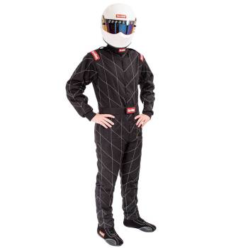 RaceQuip - RaceQuip Chevron-5 Nomex SFI-5 Racing Suit Medium-Tall Black - Image 1