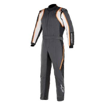Alpinestars - Alpinestars GP Race V2 Racing Suit 52 Anthracite/White/Orange - Image 1