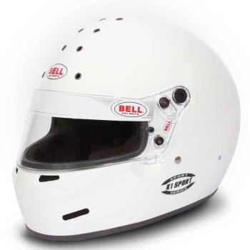 Bell - Bell K1 Sport Racing Helmet SA2020 Large White - Image 1