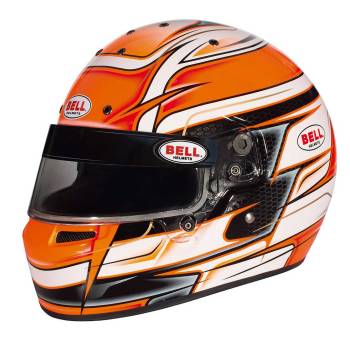 Bell - Bell KC7-CMR Kart Racing Helmet Custom 6 3/4 (54) Venom Orange - Image 1