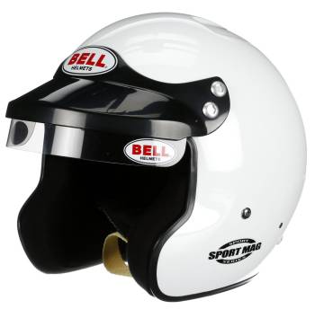 Bell - Bell Sport Mag Racing Helmet  SA2020 Large (60) White - Image 1