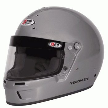 B2 - B2 Vision EV Racing Helmet SA2020 Medium Silver - Image 1