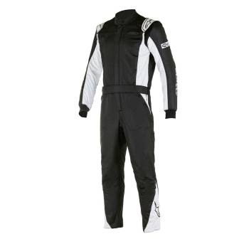 Alpinestars - Atom Suit Boot Cut Racing Suit SFI 44 Black/Silver - Image 1