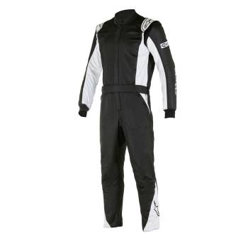 Alpinestars - Atom Suit Boot Cut Racing Suit SFI 58 Black/Silver - Image 1