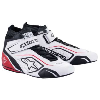 Alpinestars - Alpinestars Tech-1 T Racing Shoe 5 White/Black/Red - Image 1