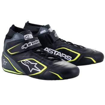 Alpinestars - Alpinestars Tech-1 T Racing Shoe 8 Black/Grey/Yellow - Image 1