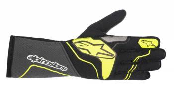 Alpinestars - Alpinestars Tech-1 ZX V3 Race Glove Large Gray/Black/Yellow Flou - Image 1