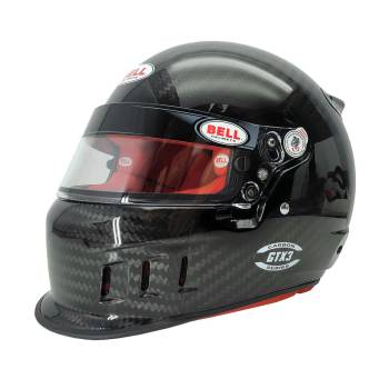 Bell - Bell GTX3 Carbon Racing Helmet Red Interior  7 5/8 (61+) - Image 1