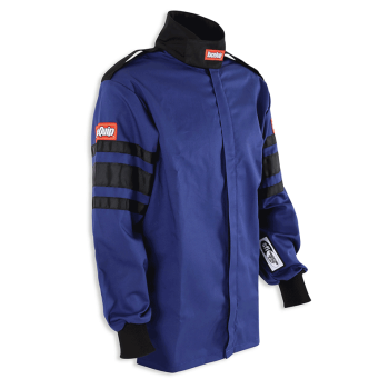 RaceQuip - Racequip 2 Piece Single Layer Racing Suit SFI 3.2a/1 Small Blue Jacket - Image 1