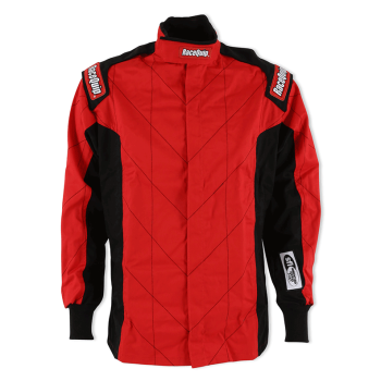 RaceQuip - Racequip Chevron 2pc Racing Suit SFI 3.2a/5 Small Red Jacket - Image 1