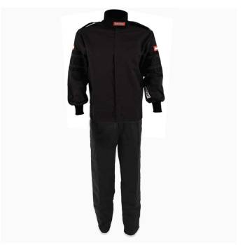 RaceQuip - Racequip Youth 2 Piece Racing Suit SFI 3.2a/1 XX-Small Black Jacket - Image 1