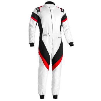 Sparco - Sparco Racing Suit Victory 3.0 64 White/Red Boot Cuff - Image 1