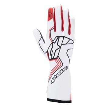 Alpinestars - Alpinestars Tech-1 Race V4 Race Glove XX-Large White/Red - Image 1