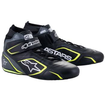 Alpinestars - Alpinestars Tech-1 T Racing Shoe 10.0 Black/Grey/Yellow - Image 1