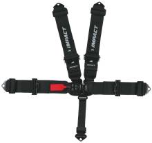 Impact Racer Series 3" x 3" Latch & Link Restraints 5 Point Pull Up Both Laps