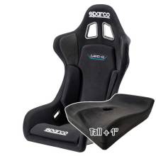 Sparco Grid Q Racing Seat, Tall UPR Seat Pad