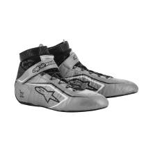 Alpinestars Tech-1 Z V2 Racing Shoe 8.5 Silver/Black/White