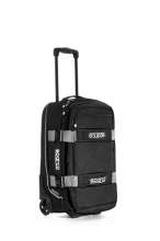 Sparco Travel Roller Bag, Black/Silver