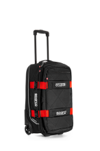Sparco Travel Roller Bag, Black/Red