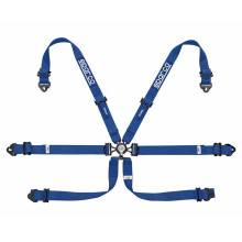 Sparco 6 pt  2"X2" Cam Lock Pull Down Racing Harness  Blue