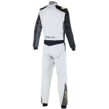 Alpinestars - Atom Suit Racing Suit FIA 44 Silver/Anthracite/Yellow Flou - Image 2