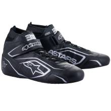 Alpinestars Tech-1 T Racing Shoe 9.5 Black/Silver