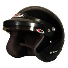 B2 Icon Open Face Helmet SA2020 Medium Black