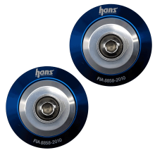 Hans Pro Helmet Mounts Blue