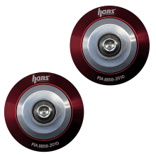 Hans Pro Helmet Mounts Red