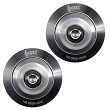 Hans Pro Helmet Mounts Silver