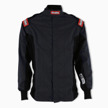 Racequip Chevron 2pc Racing Suit SFI 3.2a/5 Medium Black Jacket