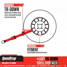 SpeedStrap - SpeedStrap Tire Lasso Tie Down Strap Single - Image 3